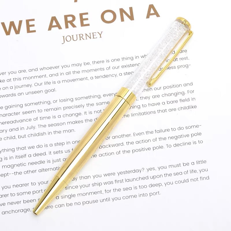 Crystal gold pen