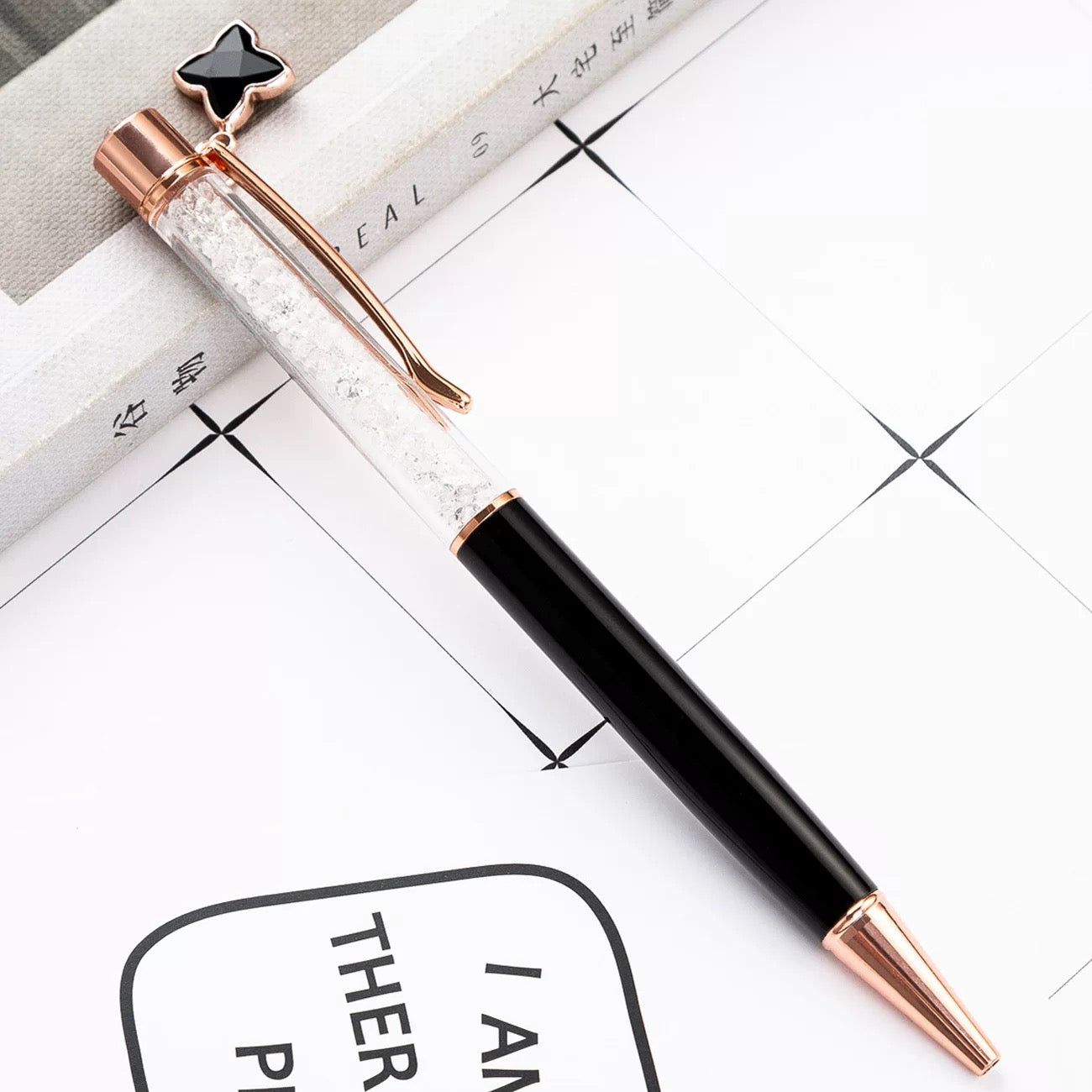 Crystal black pen